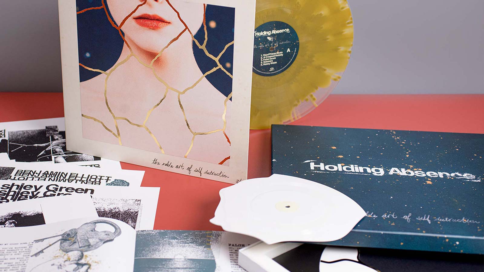 Holding Absence boxset with custom shaped vinyl