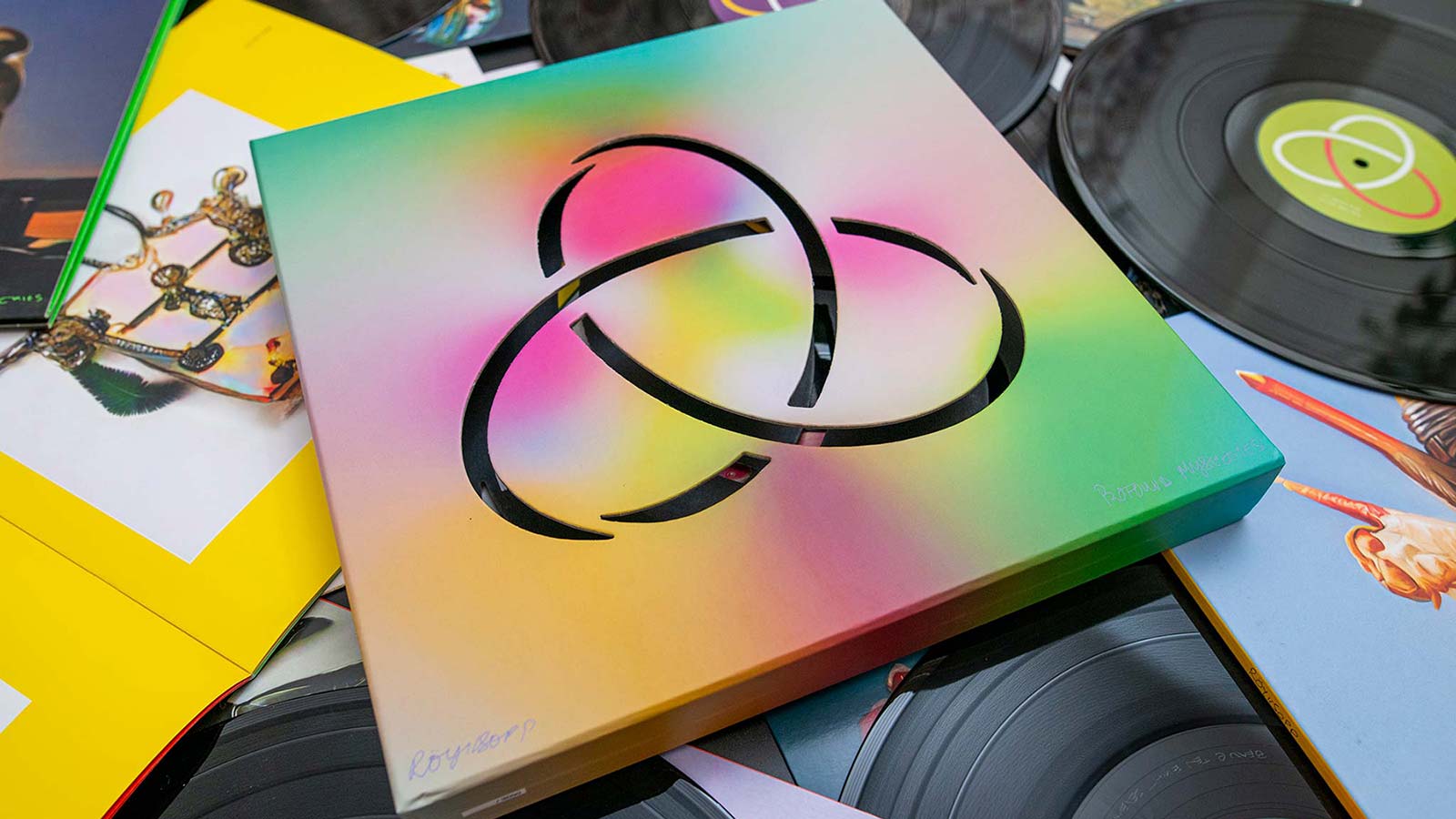Royksopp Custom Vinyl boxset with die cut lid